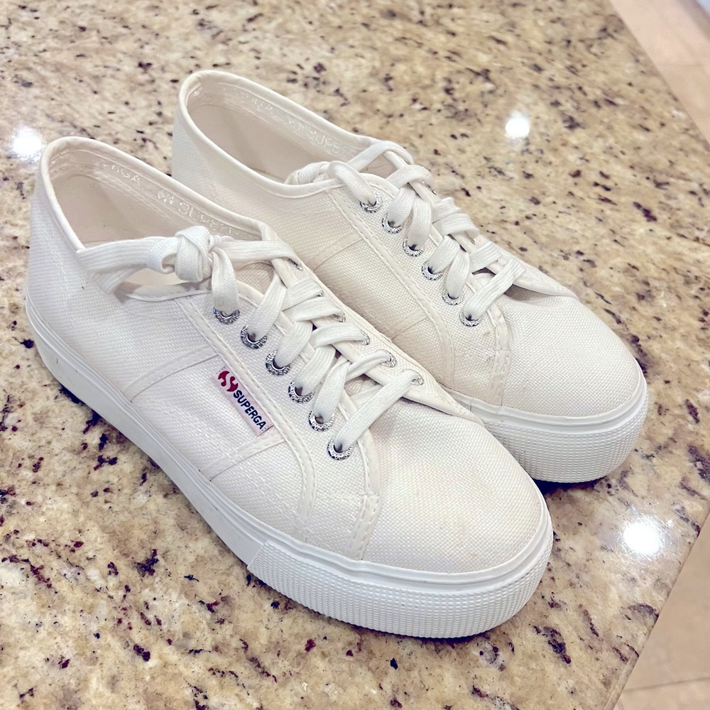 Superga 2790 Platform Sneaker S0001L0 WORN ONCE - women’s 9.5 , eu 41